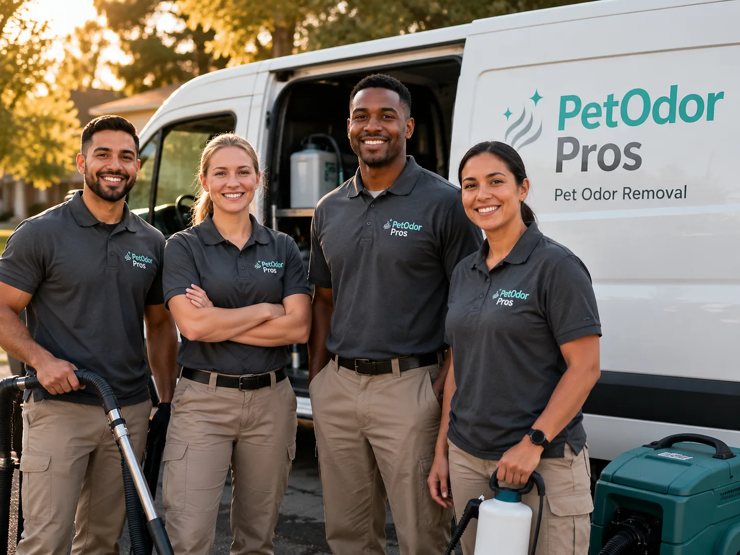 Pet Odor Removal team serving Pierpont, OH